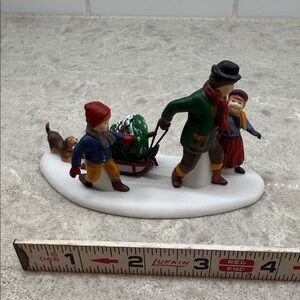 Department 56 Holiday Figurine with Red and Green Accents